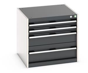 Bott Cubio drawer cabinet with overall dimensions of 650mm wide x 650mm deep x 600mm high... Bott Professional Cubio Tool Storage Drawer Cabinets 65cm x 65cm
